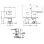KoKo Wall Mixer With Diverter